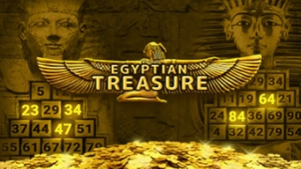 Egyptian Treasure slot game interface